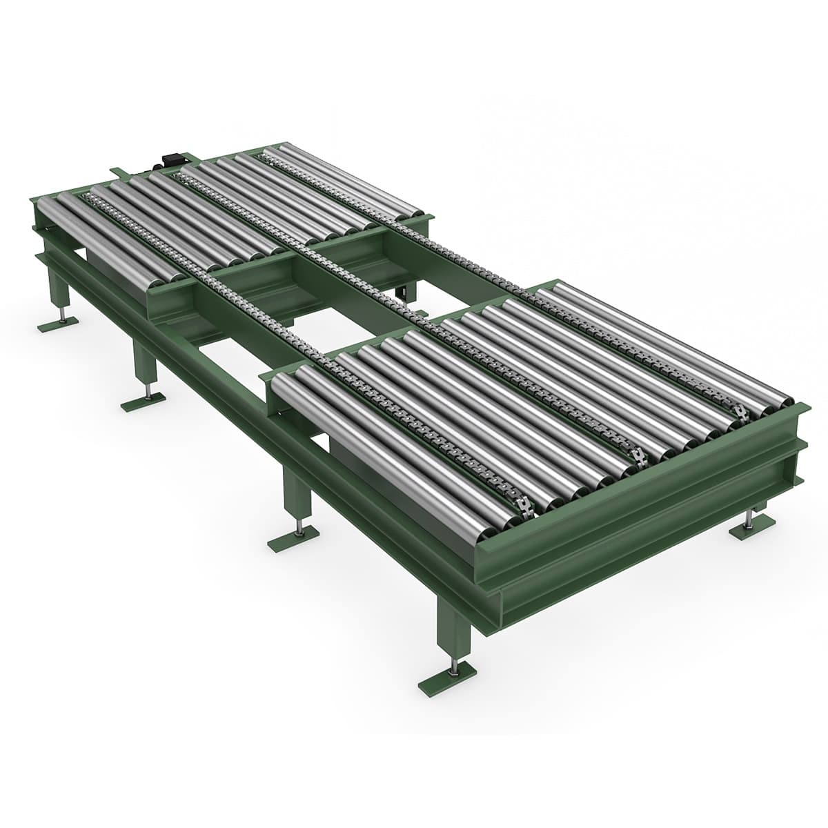 double rol'gang privodnoj s cepnym sbrosom